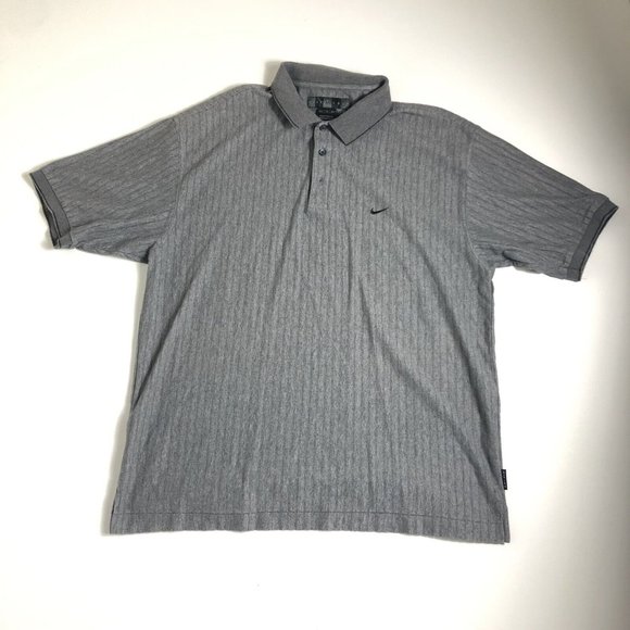 Nike Golf Dri-Fit Short Sleeve‎ Polo Shirt - Men's XLarge XL Gray I73 - Picture 1 of 6